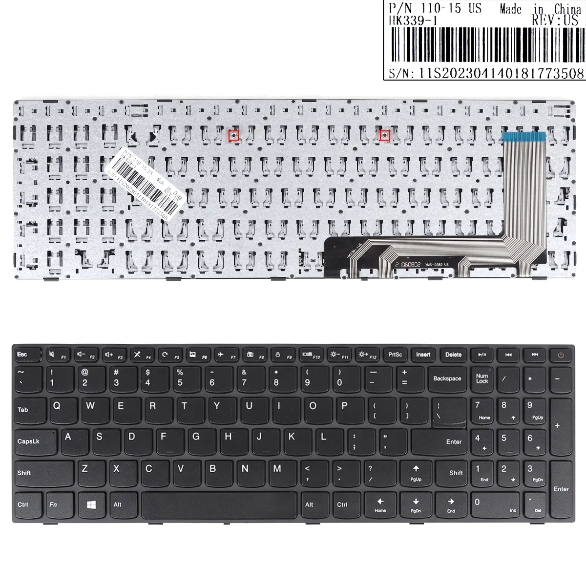 Picture of Lenovo IdeaPad 110-15ISK 110-17ACL 110-17IKB 110-17ISK BLACK FRAME BLACK   Reprint (For Win8)